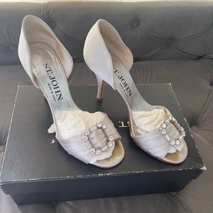 St. John Juliette Satin Shoes